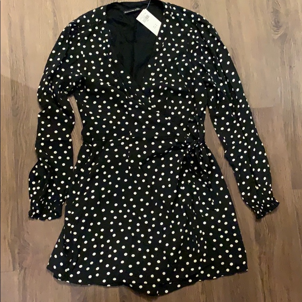 Polka dot romper